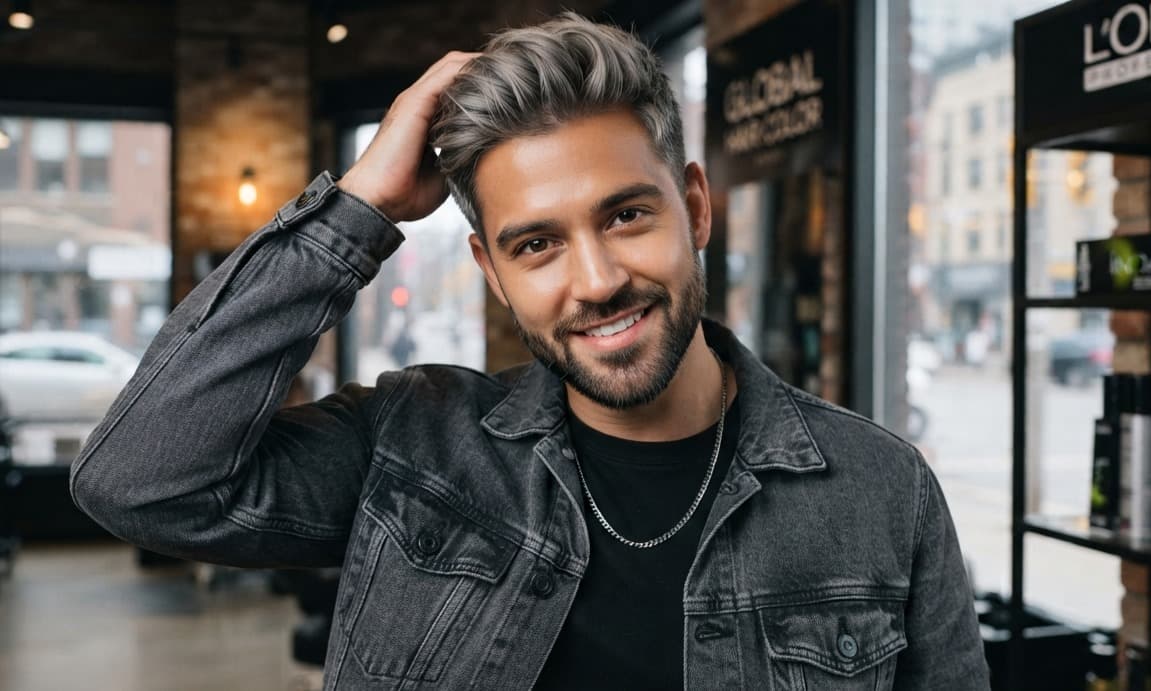 Men's L'Oréal Global Hair Color | Complete Hair Transformation