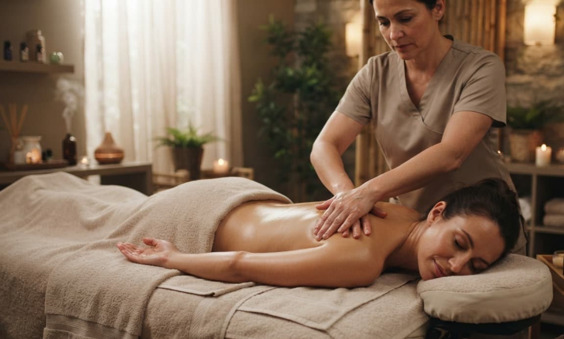 Aroma/swedish full body massage  (45 minutes) + (15 shower)