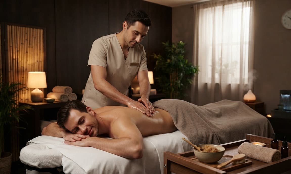 Swedish full body massage (45 minutes) + full body scrub (30 minutes)